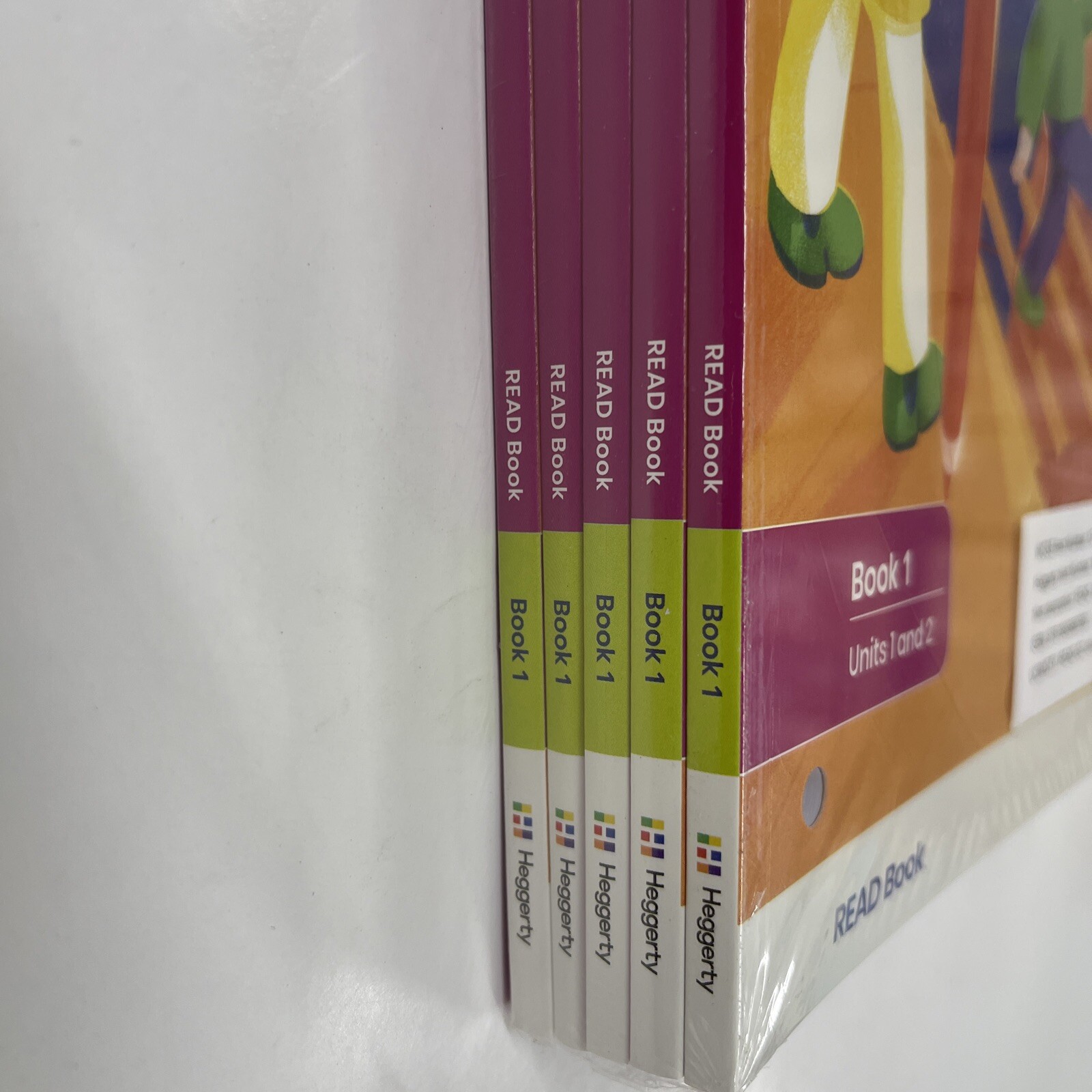 5 Copies of Heggerty Bridge to Reading 2nd Grade Read Book 1 – Units 1 &2