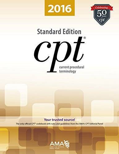CPT 2016 Standard Edition (Cpt / Current Procedural Terminology (Standard – GOOD