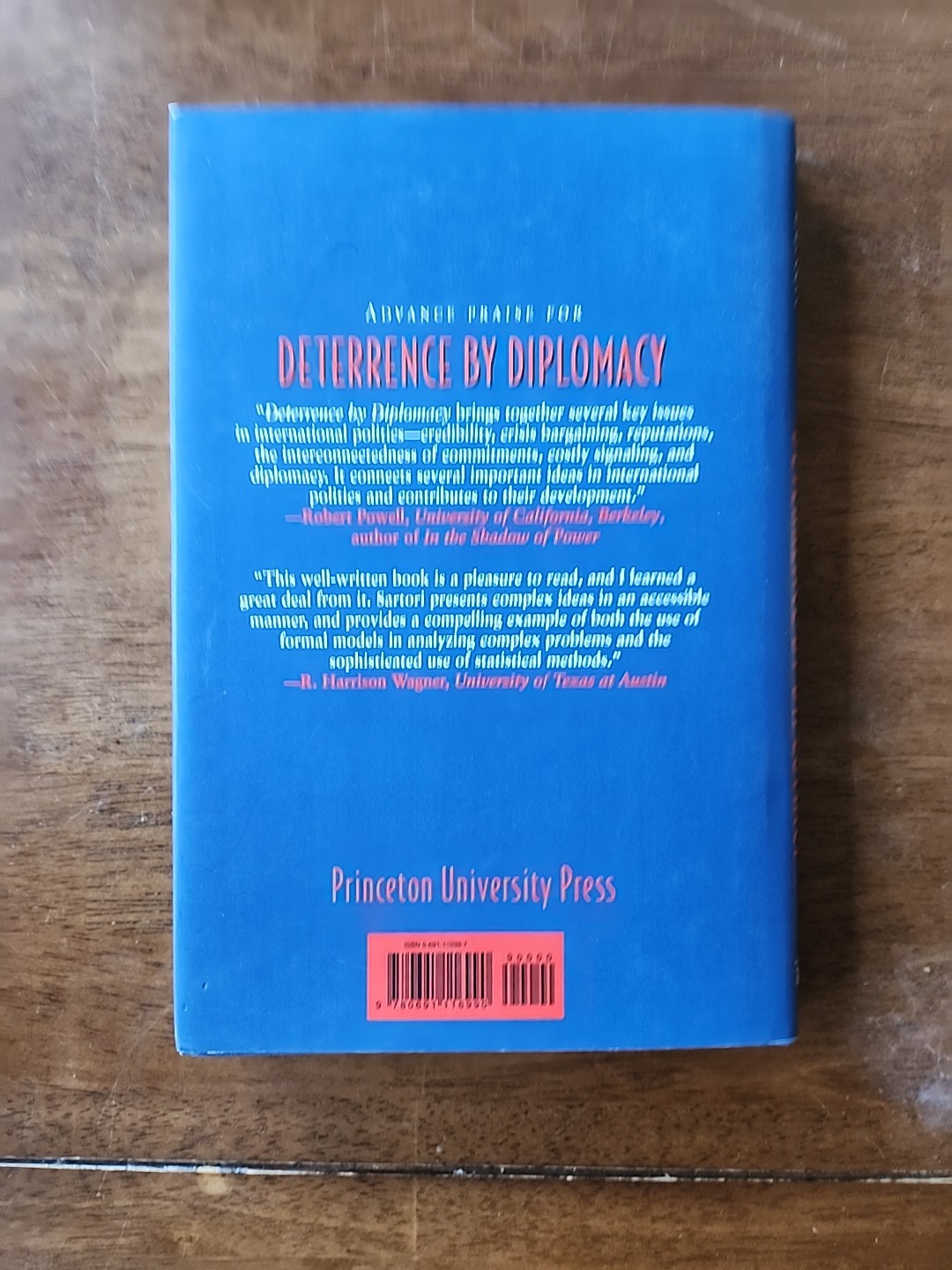Deterrence by Diplomacy by Anne E. Sartori