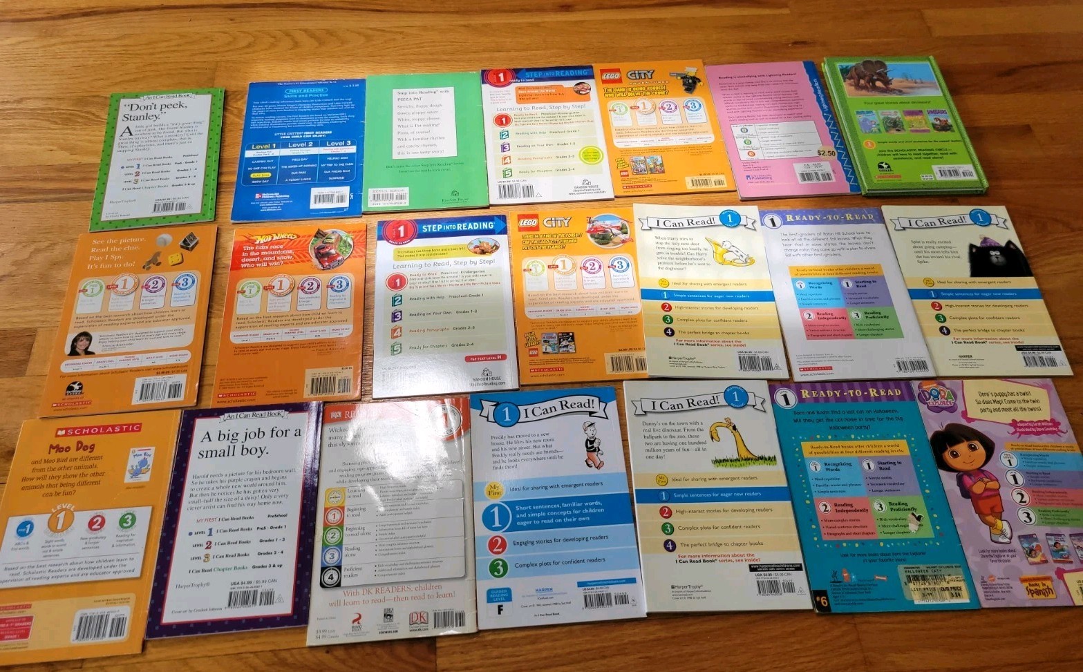Lot Of 75 Learn To Read Books, Levels 0-4
