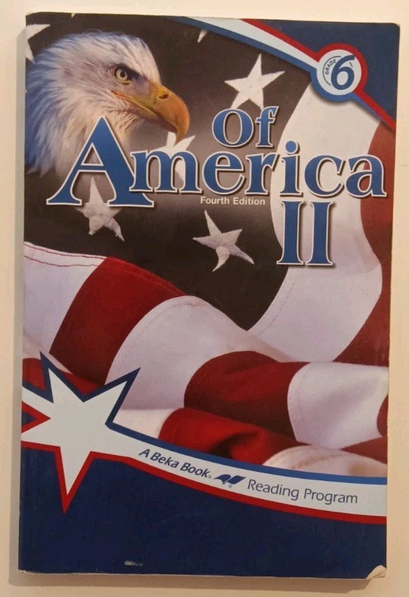 A Beka Of America 2 Fourth Ed. Homeschool Reading Curriculum Student Book Abeka