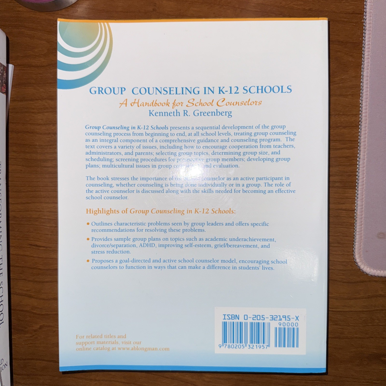 Group Counseling in K-12 Schools : A Handbook for School Counselors