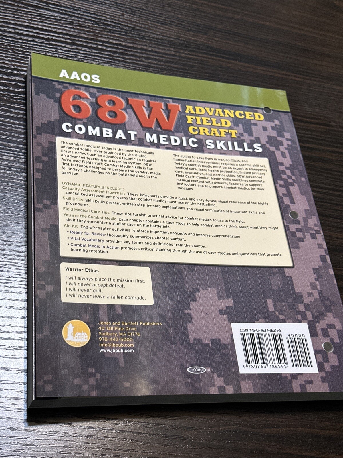 68 W Advanced Field Craft : Combat Medic Skills by American Academy of…