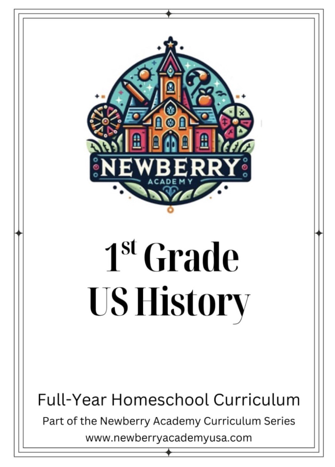 1st Grade Homeschool Bundle Math Language Science History Full Year Curriculum