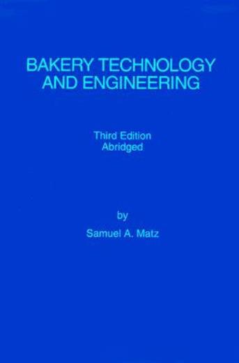 Bakery Technology And Engineering