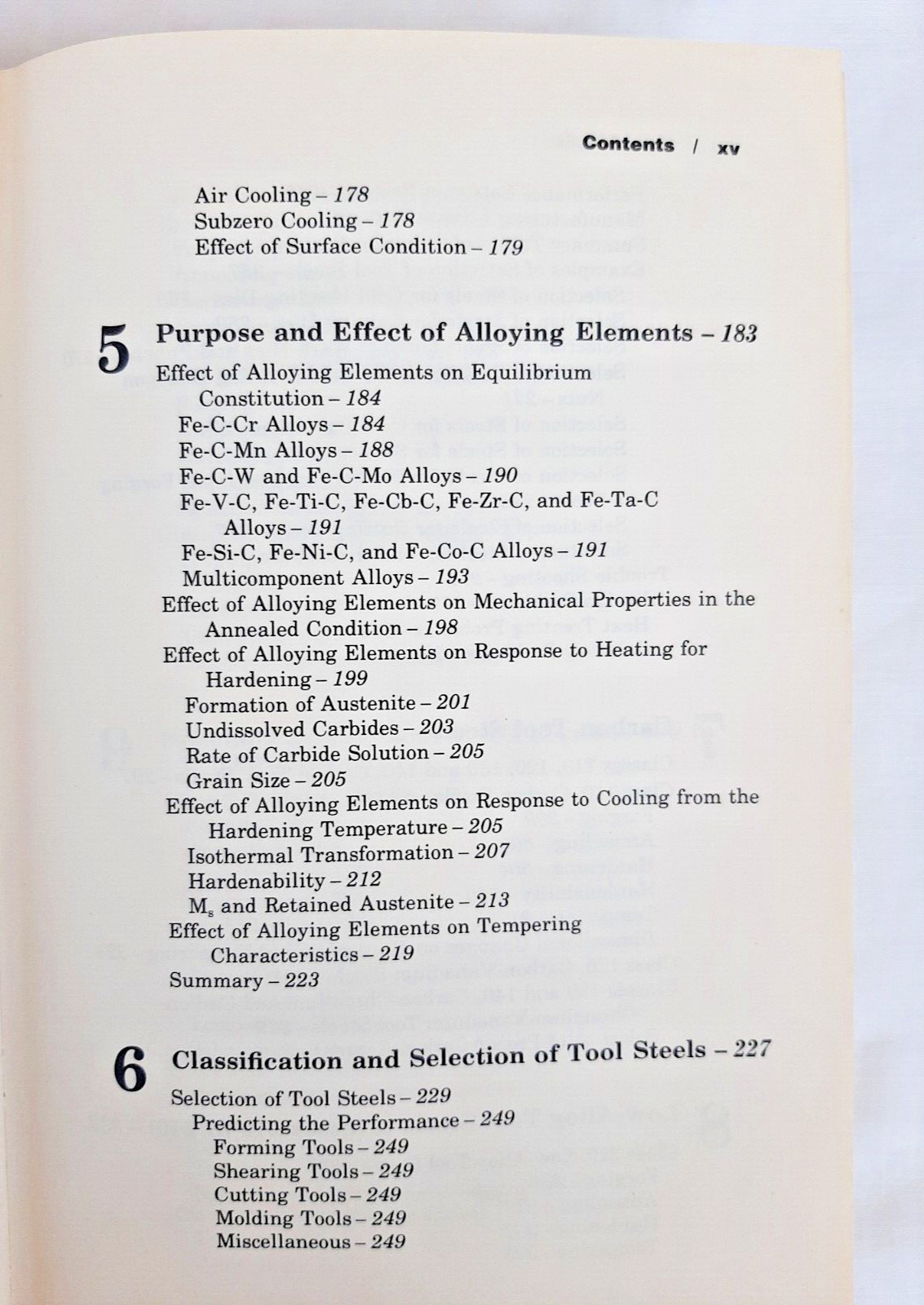 Tool Steels by G. Roberts & R. Cary, 4th Ed. , American Society for Metals, 1980