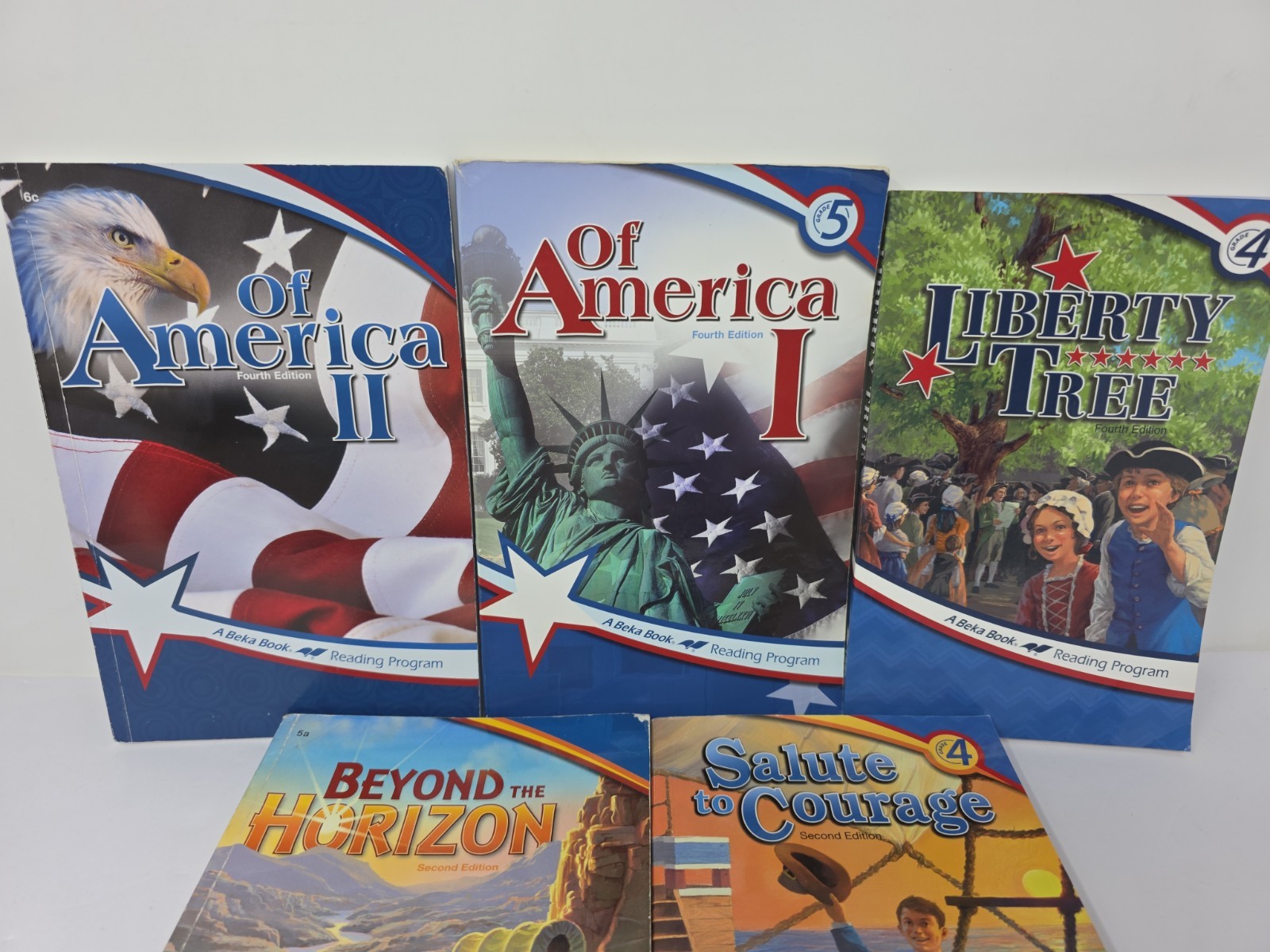 Abeka 4 & 5 Readers A Beka Book Reading Program Lot Of 5 Christian Homeschool