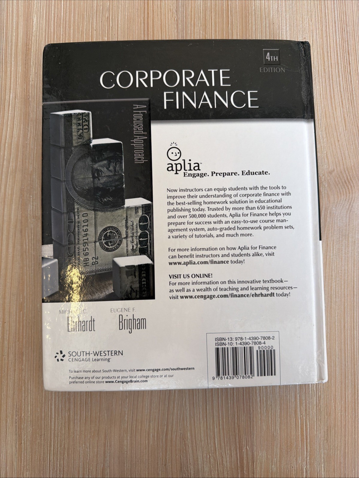 Corporate Finance: A Focused Approach by Ehrhardt and Brigham (2010, Hardcover)