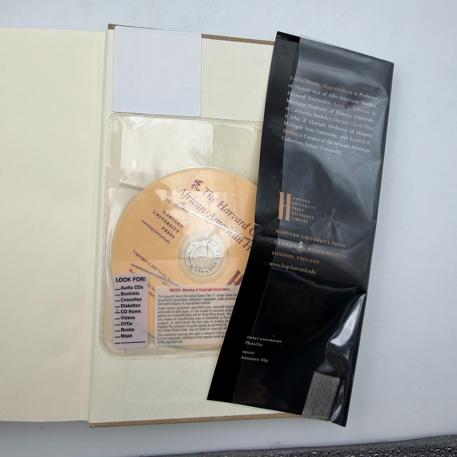 Harvard University Press Reference Library Guide to African-American History CD
