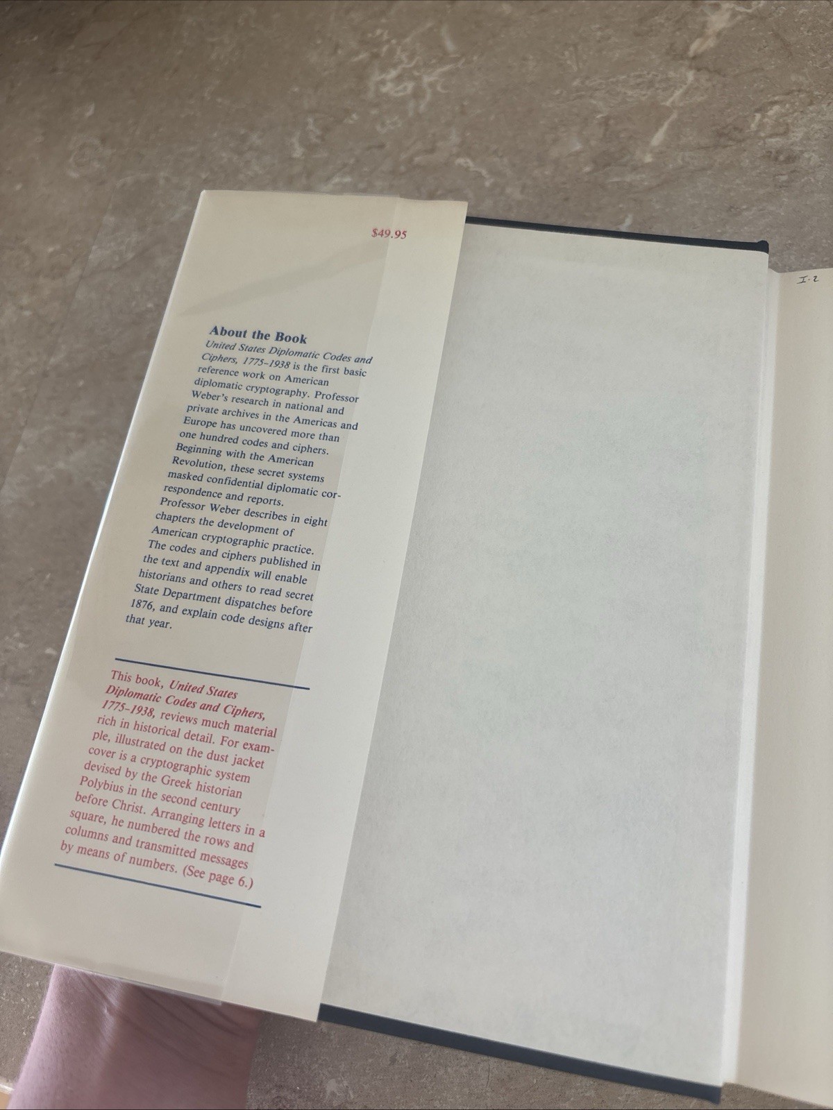 United States Diplomatic Codes and Ciphers, 1775-1938 by Ralph E. Weber