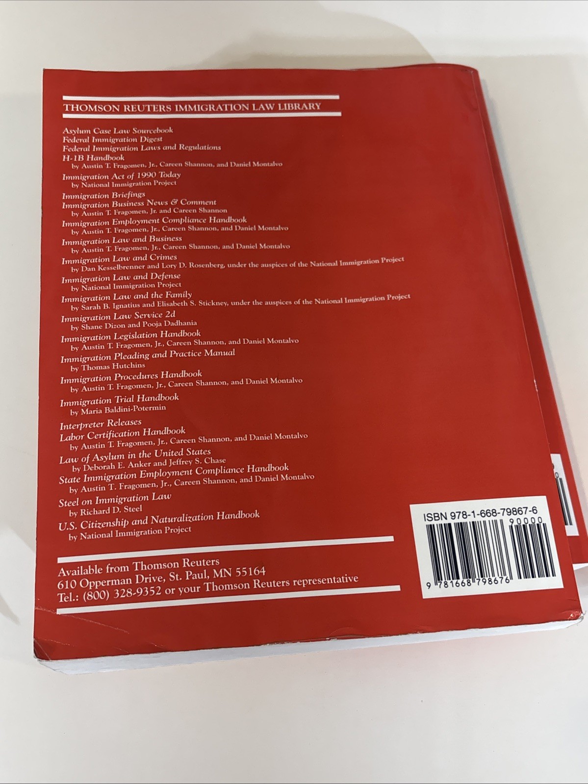 Immigration Law and Business Spring 2025 Edition Vol. 1 & 2 Law Books