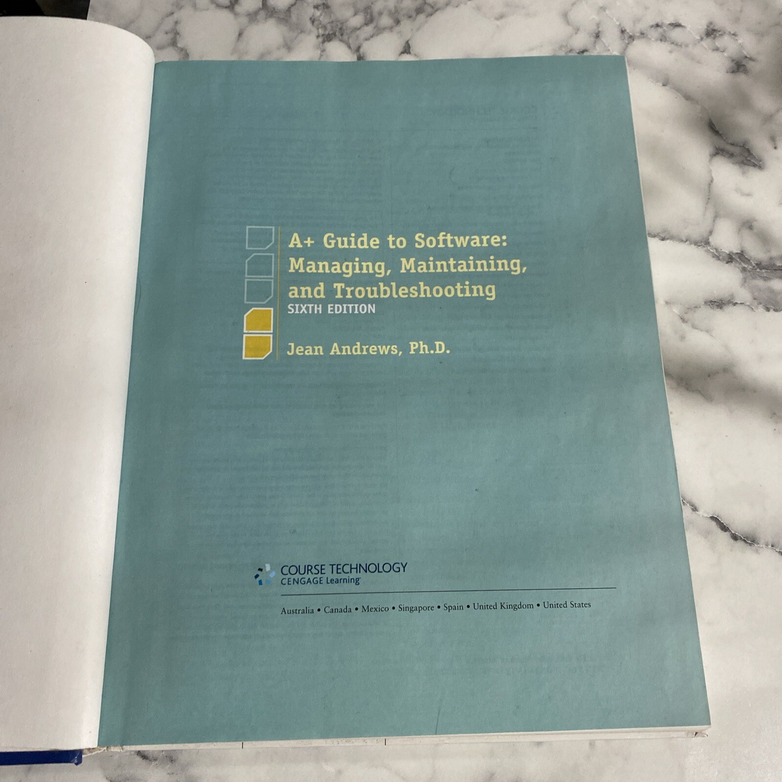 A+ Guide to Software by Jean Andrews (2012, Hardcover) “Very Good”