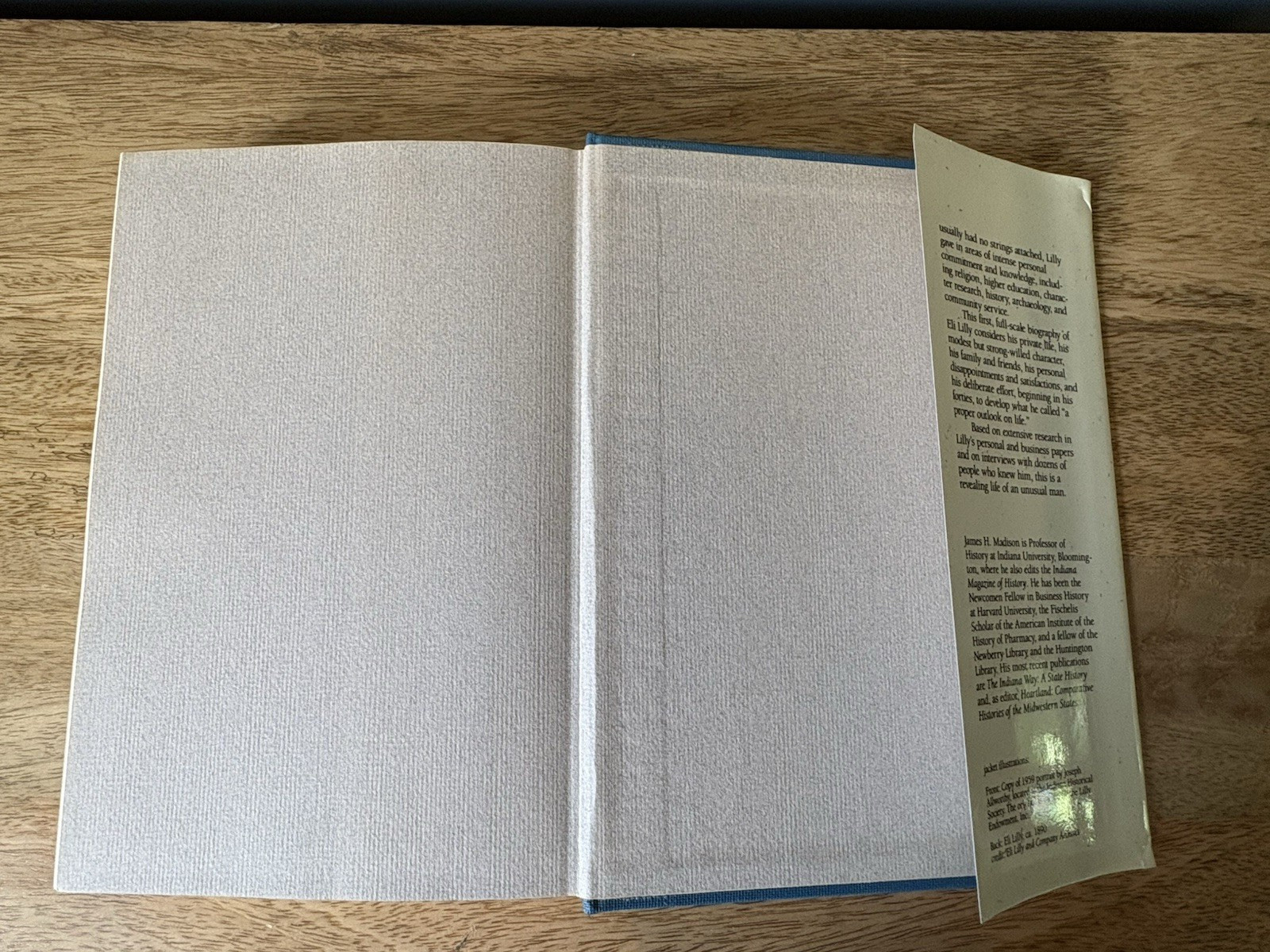 Eli Lilly: A Life, 1885-1977 by James Madison 1st Ed. HC/DJ Indiana History