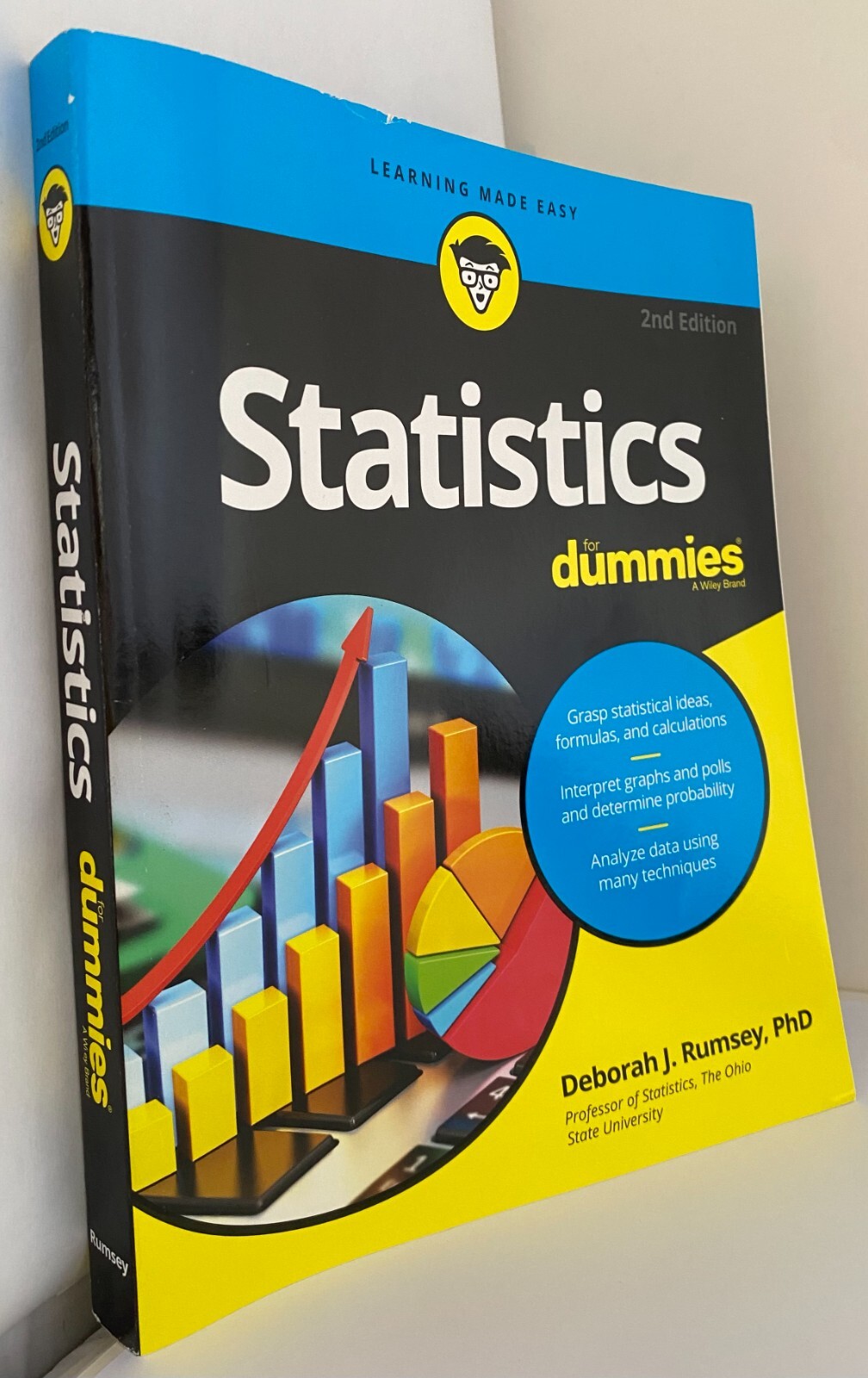 Statistics for Dummies by Deborah J. Rumsey (2016, Trade Paperback)