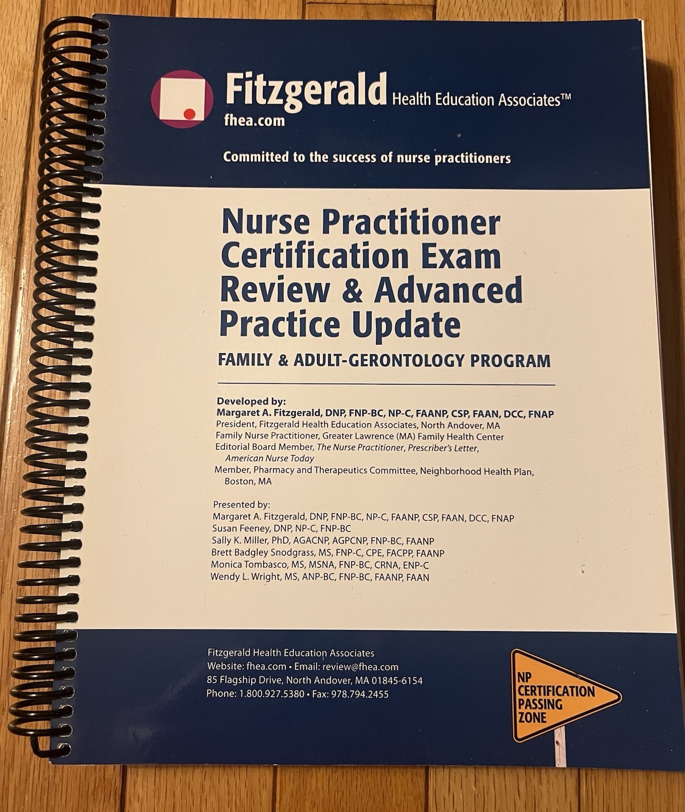 Nurse Practitioner Certification Review FAMILY & ADULT-GERONTOLOGY M fitzgerald
