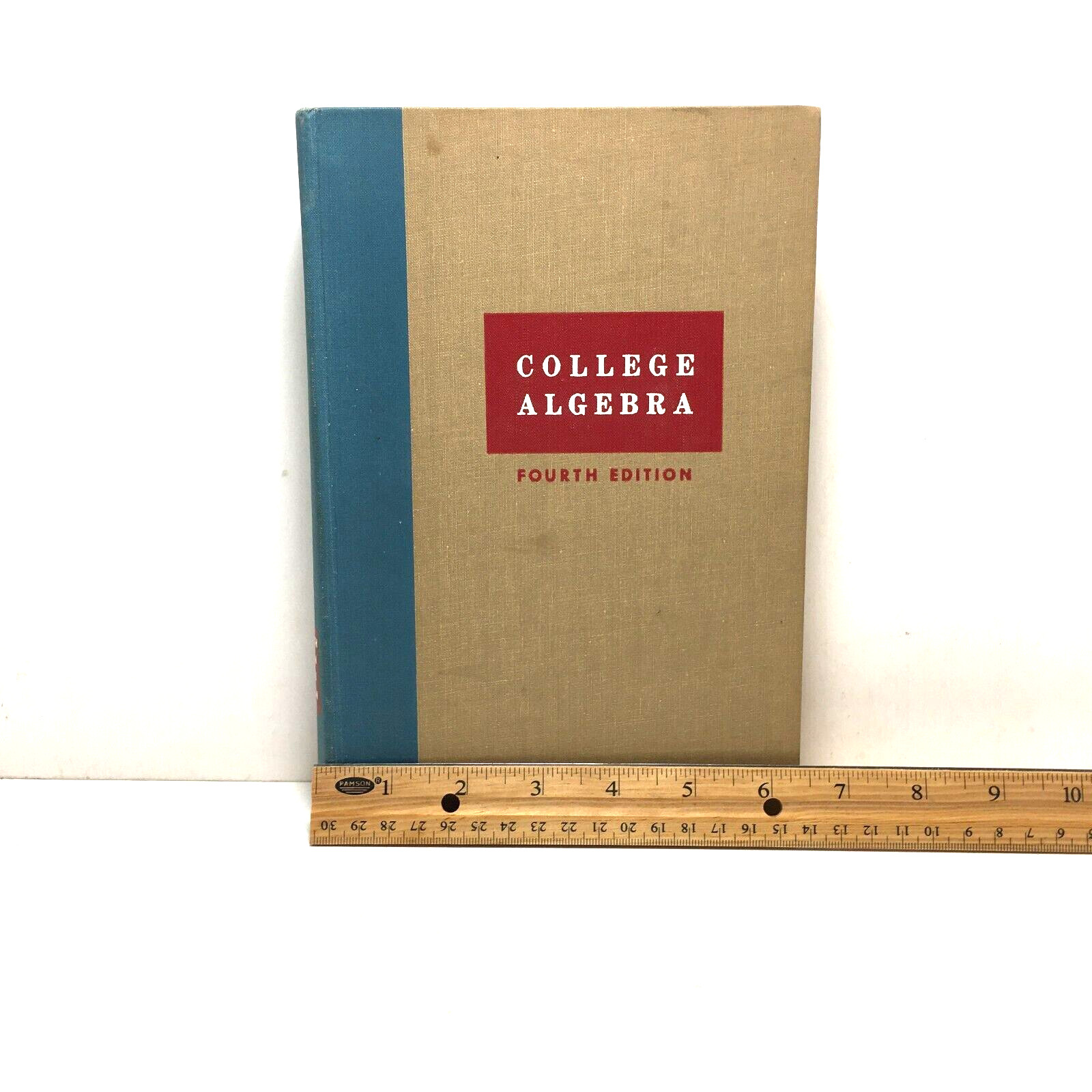 College Algebra by Rosenbach, Whitman, Meserve – 1958 hardcover book