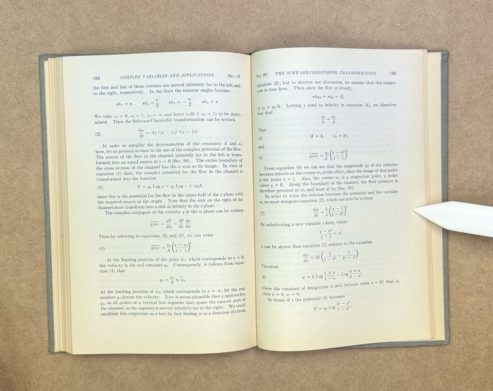 Vintage 1948 Complex Variables & Applications 1st Edition by Churchill HC