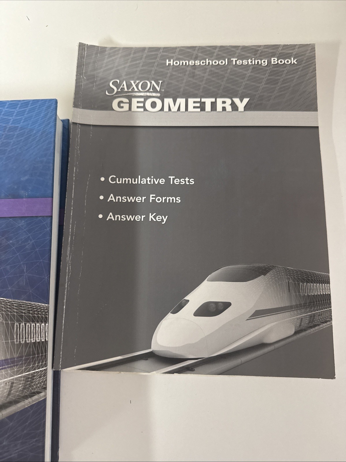 Saxon Geometry (1st Ed) SET, Textbook, Solutions, & Test Book