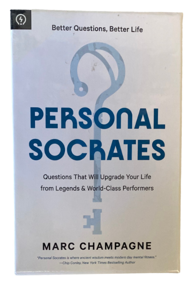 New PERSONAL SOCRATES Marc Champagne 1ST EDITION HARDCOVER 2021 Mental Fitness