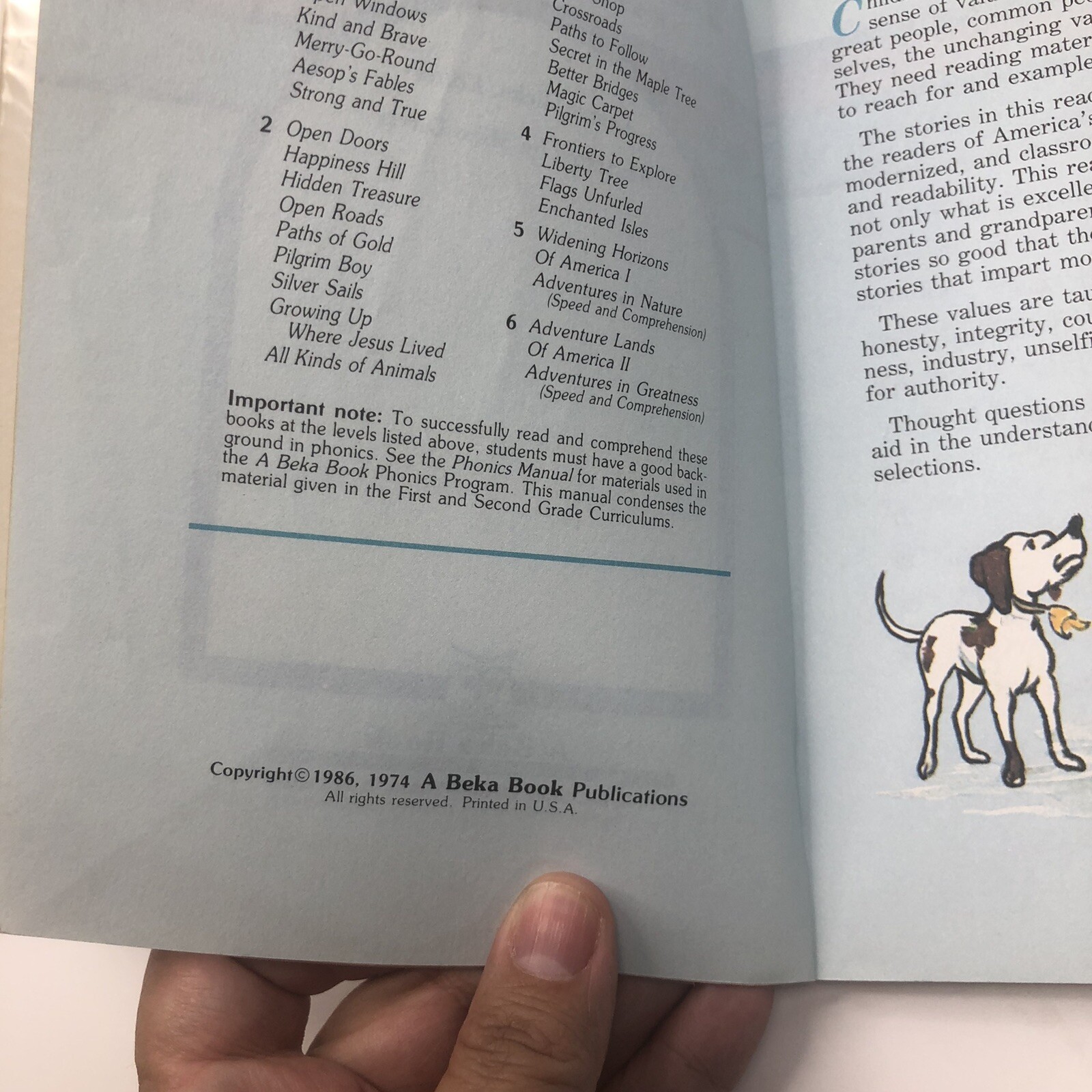 Crossroads 1986 3-3 3rd Grade A Beka Reading Program