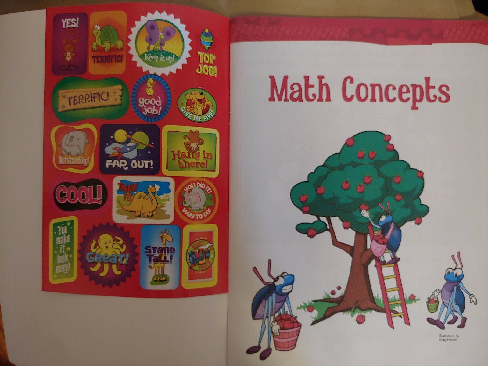 School Supplies: “Math Concepts Discovery Workbook” ~ PreK-K ~ 32 Pages  NEW