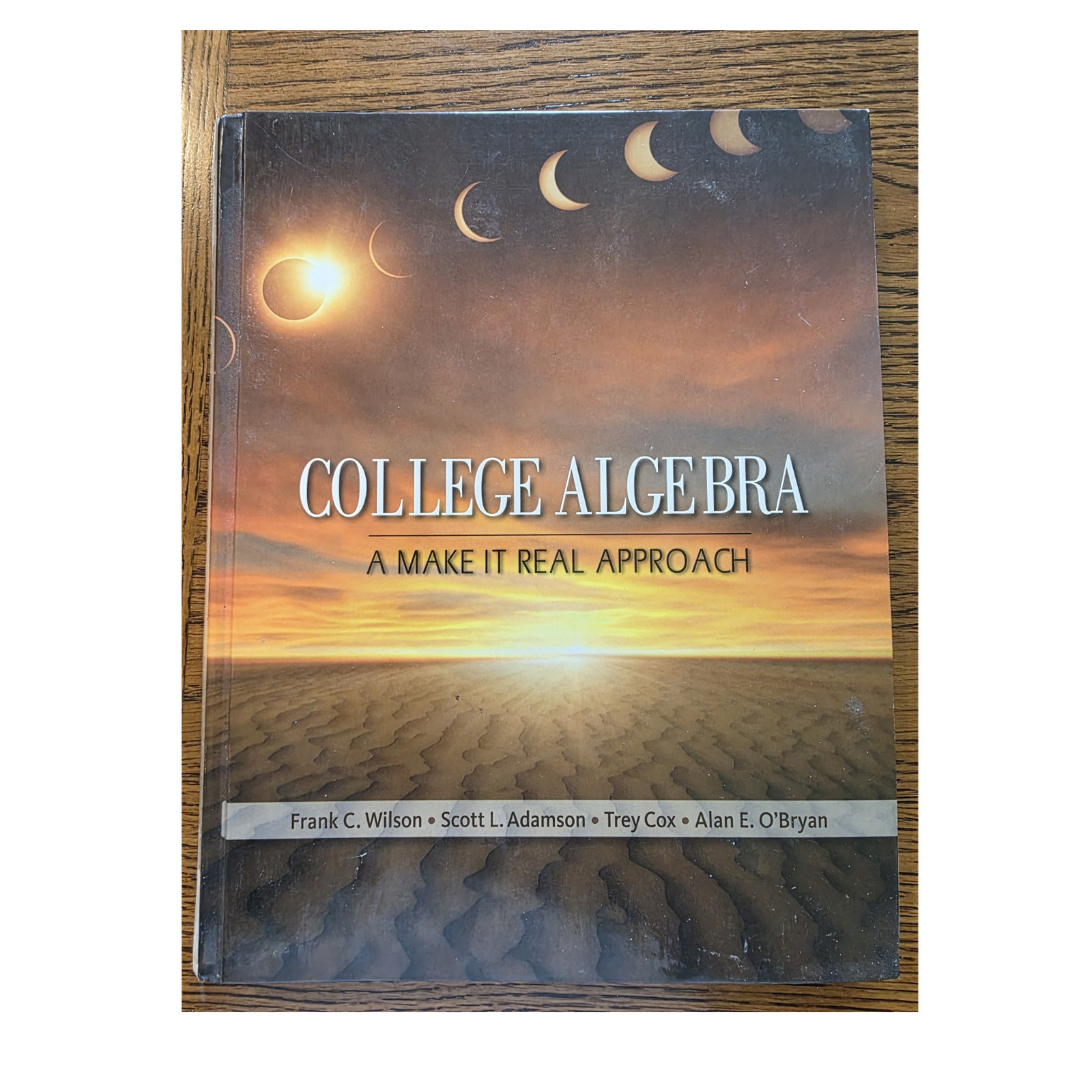 Brooks/Cole College Algebra: A Make It Real Approach Hardcover Wilson 2012