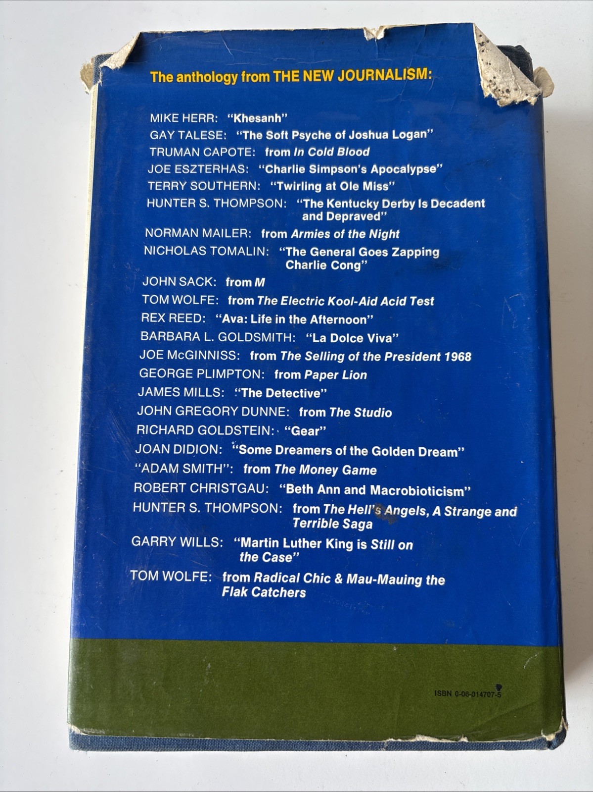 The New Journalism – by Wolfe, Tom. FIRST EDITION.