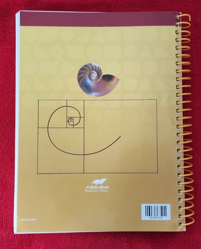 Abeka A Beka Book PLANE GEOMETRY SOLUTION KEY 2nd Edition SPIRAL 95397010 b