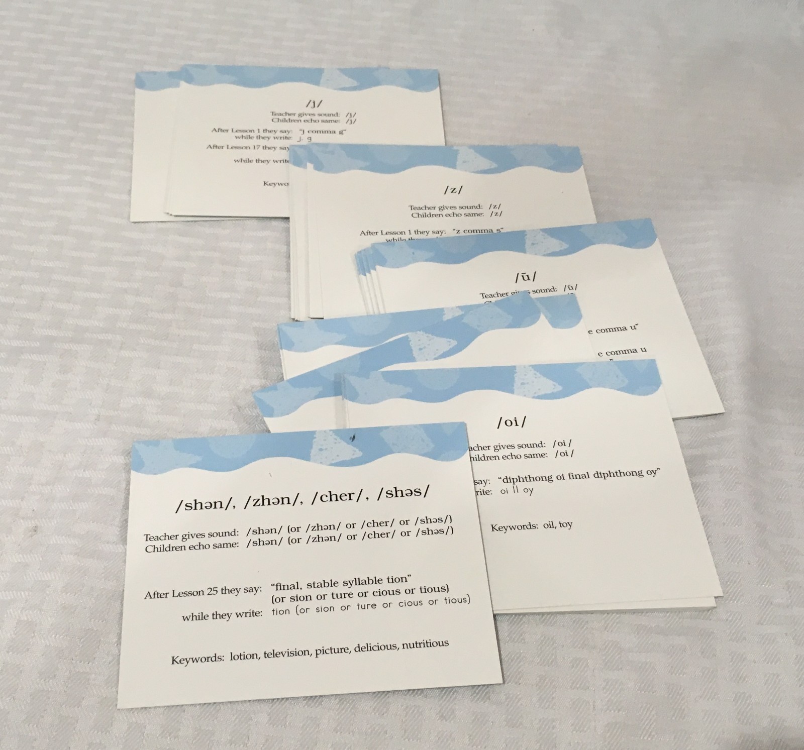 SAXON PHONICS & SPELLING / SPELLING DECK / 46 CARDS / 3RD GRADE