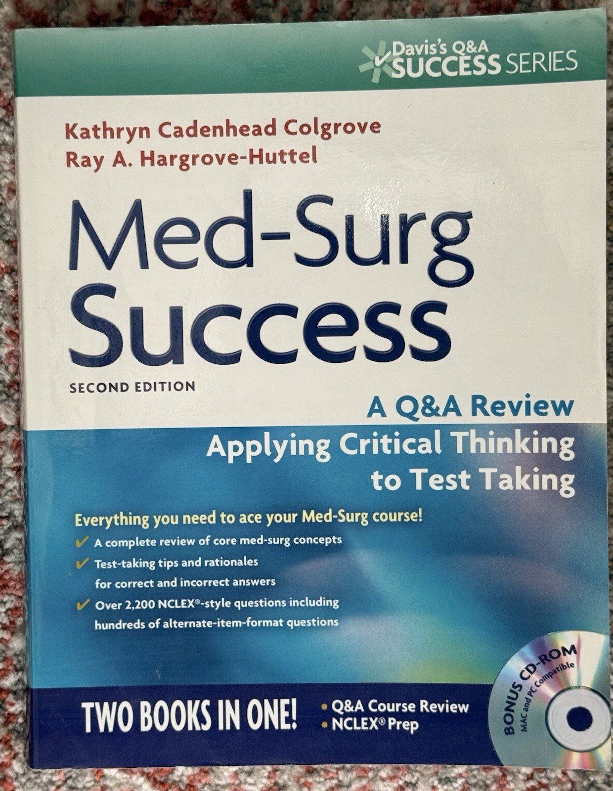 Med Surg Nursing Bundle Lewis 12th & 7th Ed + Study Guide + Q&A Review + Notes