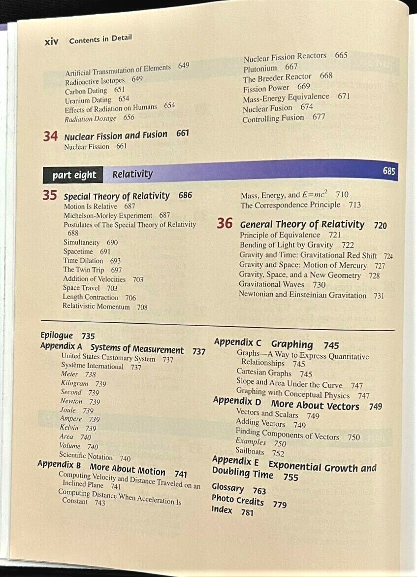 CONCEPTUAL PHYSICS (9th Edition) By Paul G. Hewitt (2002, Addison Wesley)