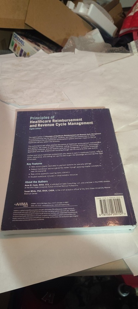 Principles of Healthcare Reimbursement and Revenue Cycle Management 8th ed. book
