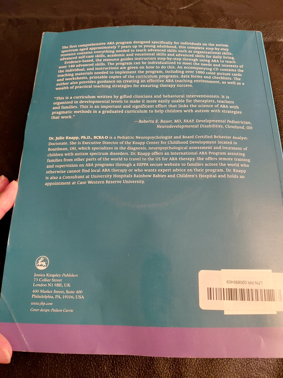 ABA A COMPLETE CURRICULUM A JOURNEY OF DEVELOPMENT USING ABA: ADVANCED SKILLS