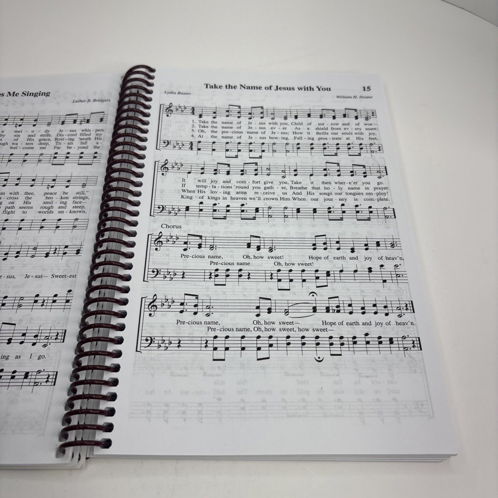 Abeka A Beka Book SING HIS PRAISE Hymns & Choruses Spiral Round Notes