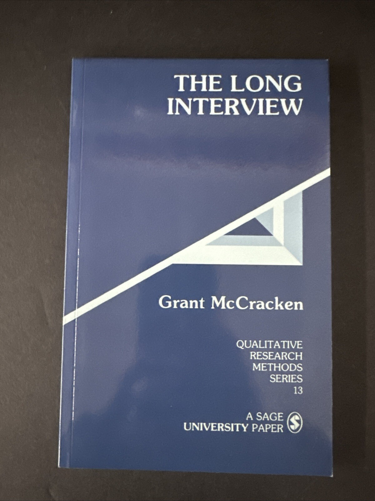 Qualitative Research Methods Long Interview by Grant McCracken (1988 Paperback)