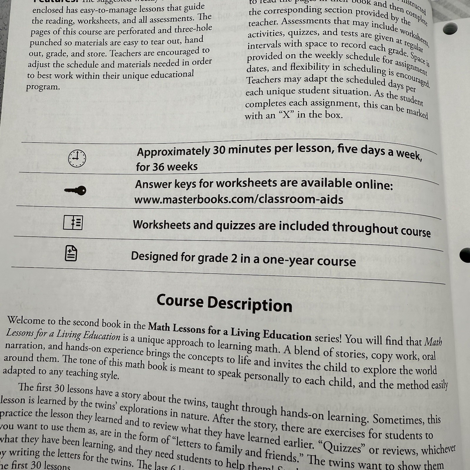 Math Level 2 Revised Ed. Master Books Curriculum For 2nd Grade NEW