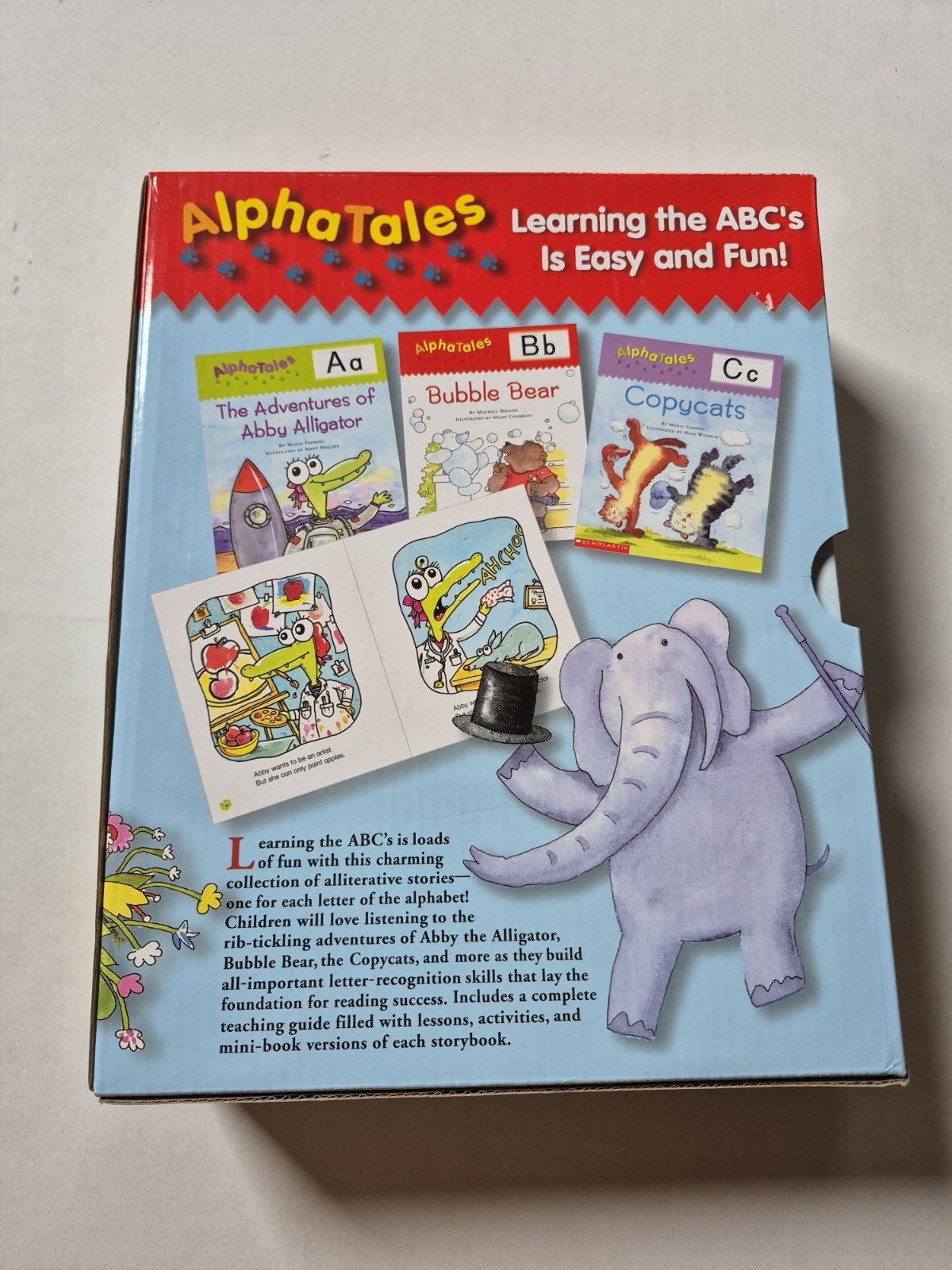 AlphaTales Box Set 26 PB Books Teacher Guide Alphabet Lessons Pre K To 1st Grade