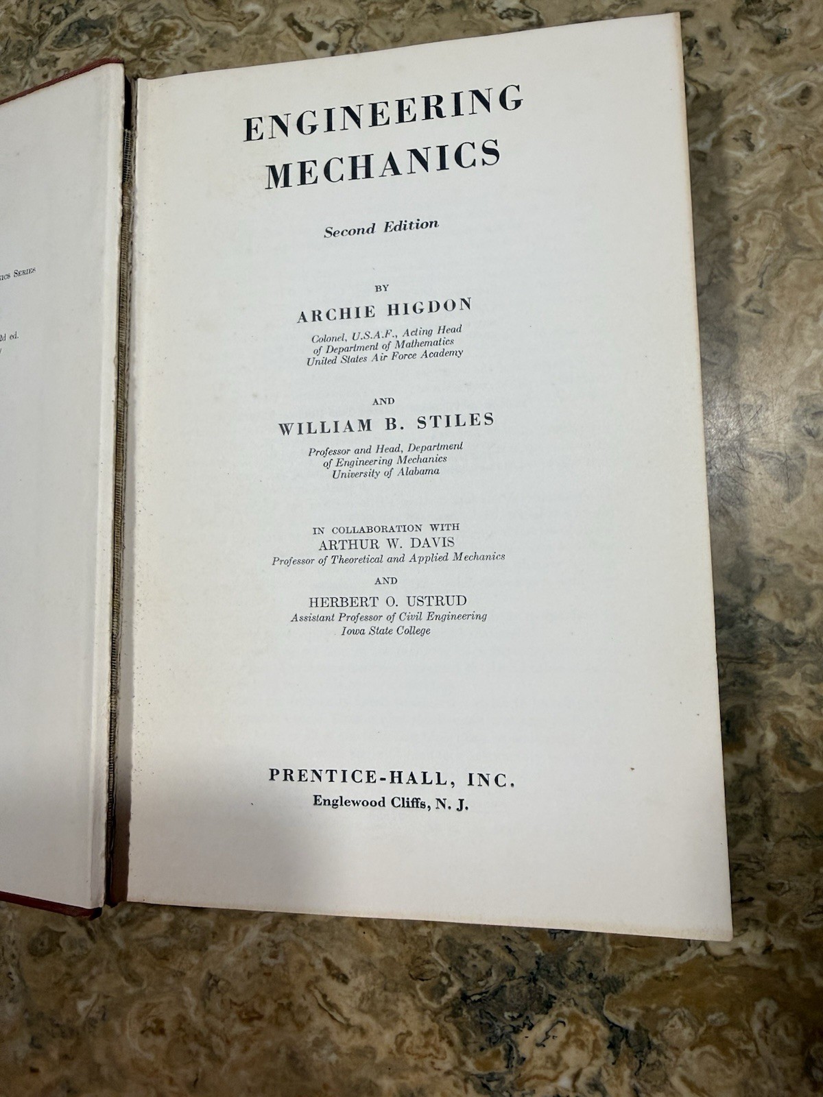 Vintage Mechanical Engineering Book Lot Of 7 HC PB Marks Handbook Mechanics
