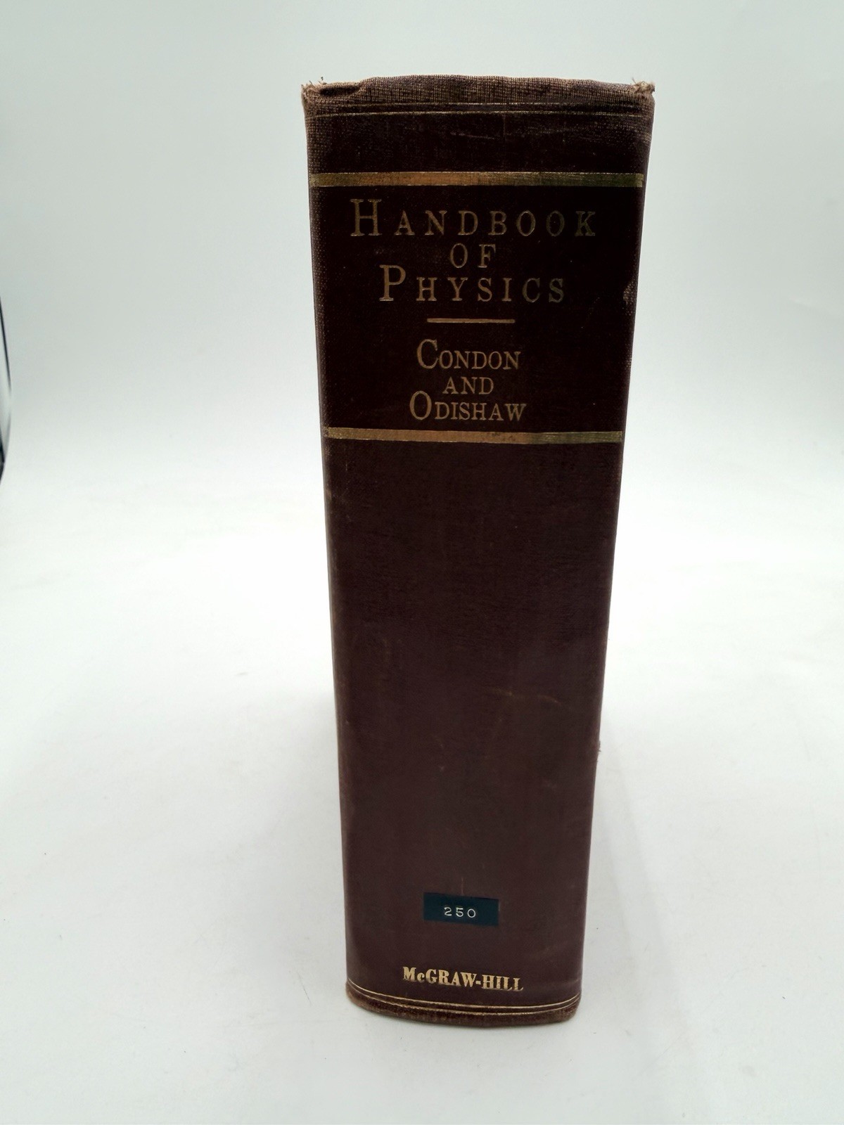 Handbook Of Physics by Condon & Odishaw 1958 First Edition Hardcover McGraw Hill