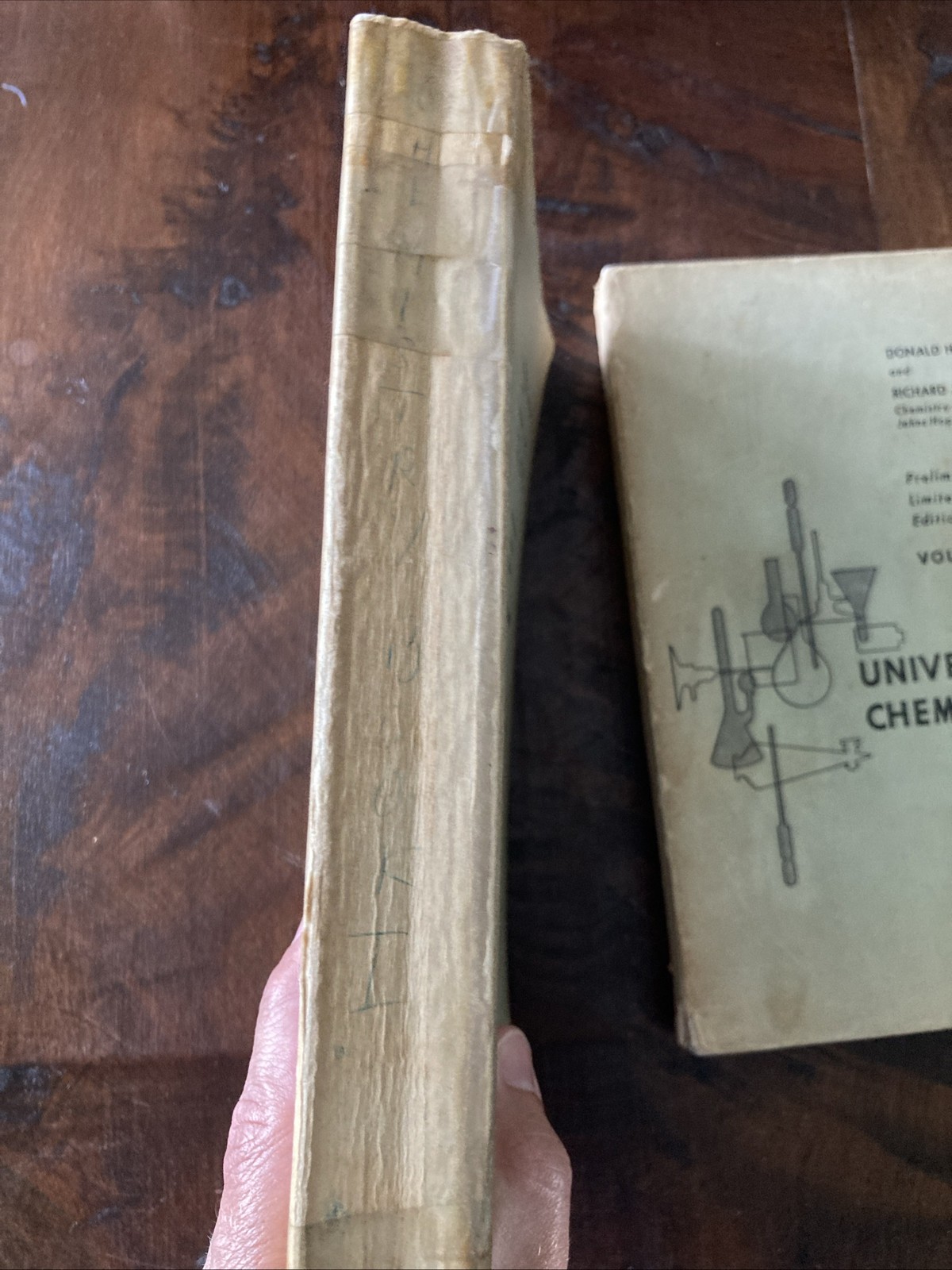 Johns Hopkins University Chemistry Manuals Volume 1 & 2 Circa 1960. See Pictures