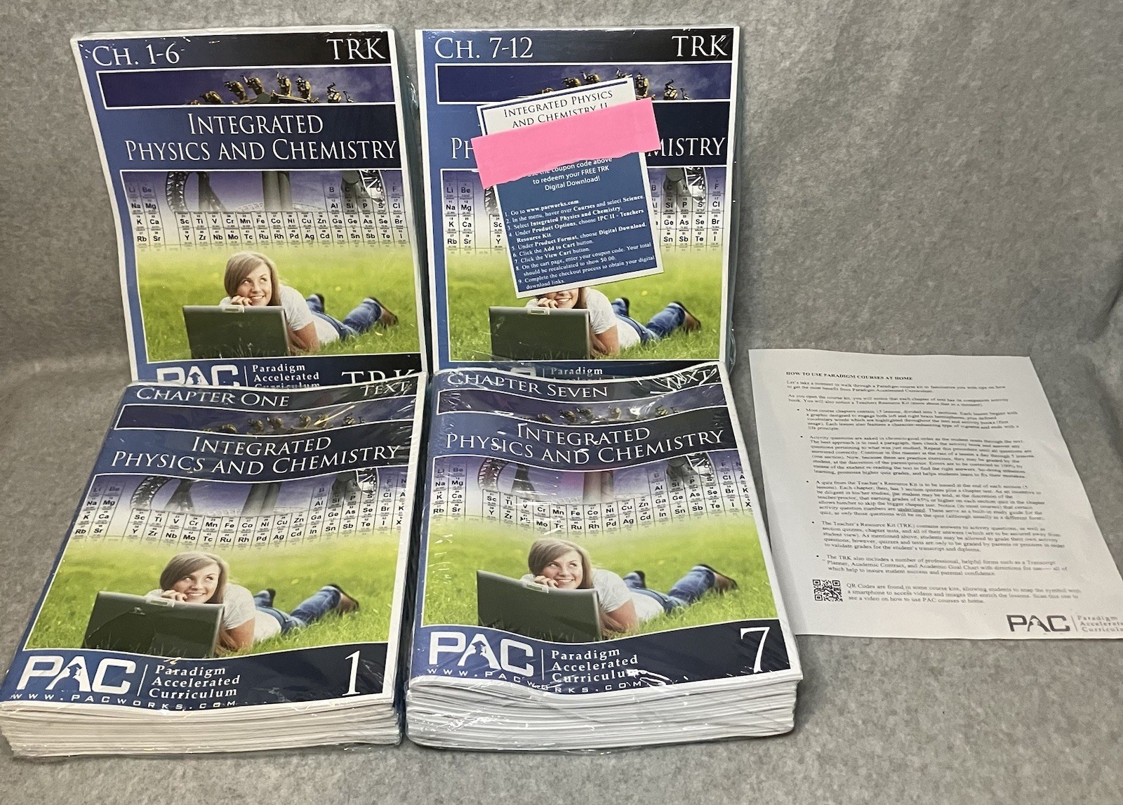 PAC Integrated Physics Chemistry Full Course Kit High School Science Homeschool