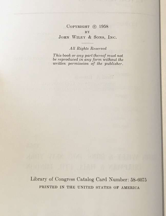Electricity In Agricultural Engineering Wiley Hardcover Energy Applications 1958