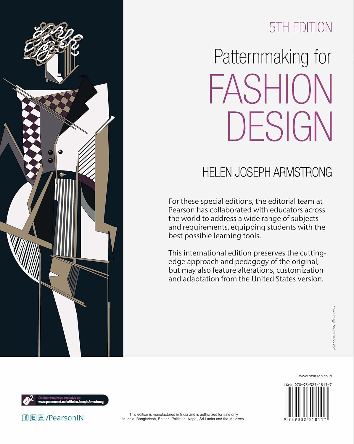 Patternmaking For Fashion Design, 5Th Edn, HELEN J ARMSTRONG- Int Edition