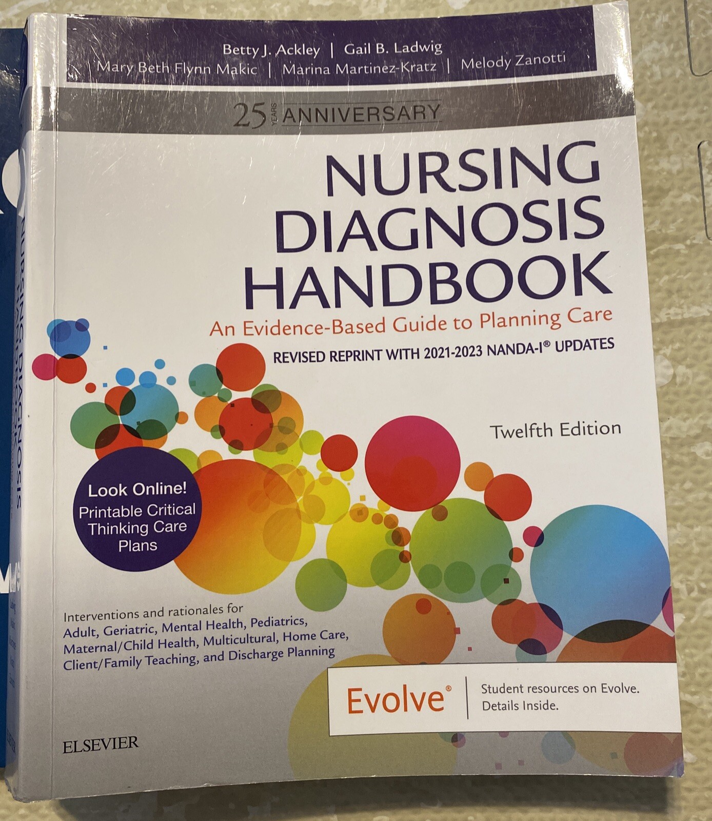 Nursing Diagnosis Handbook, 12th Edition Revised Reprint With 2021-2023 NANDA-I