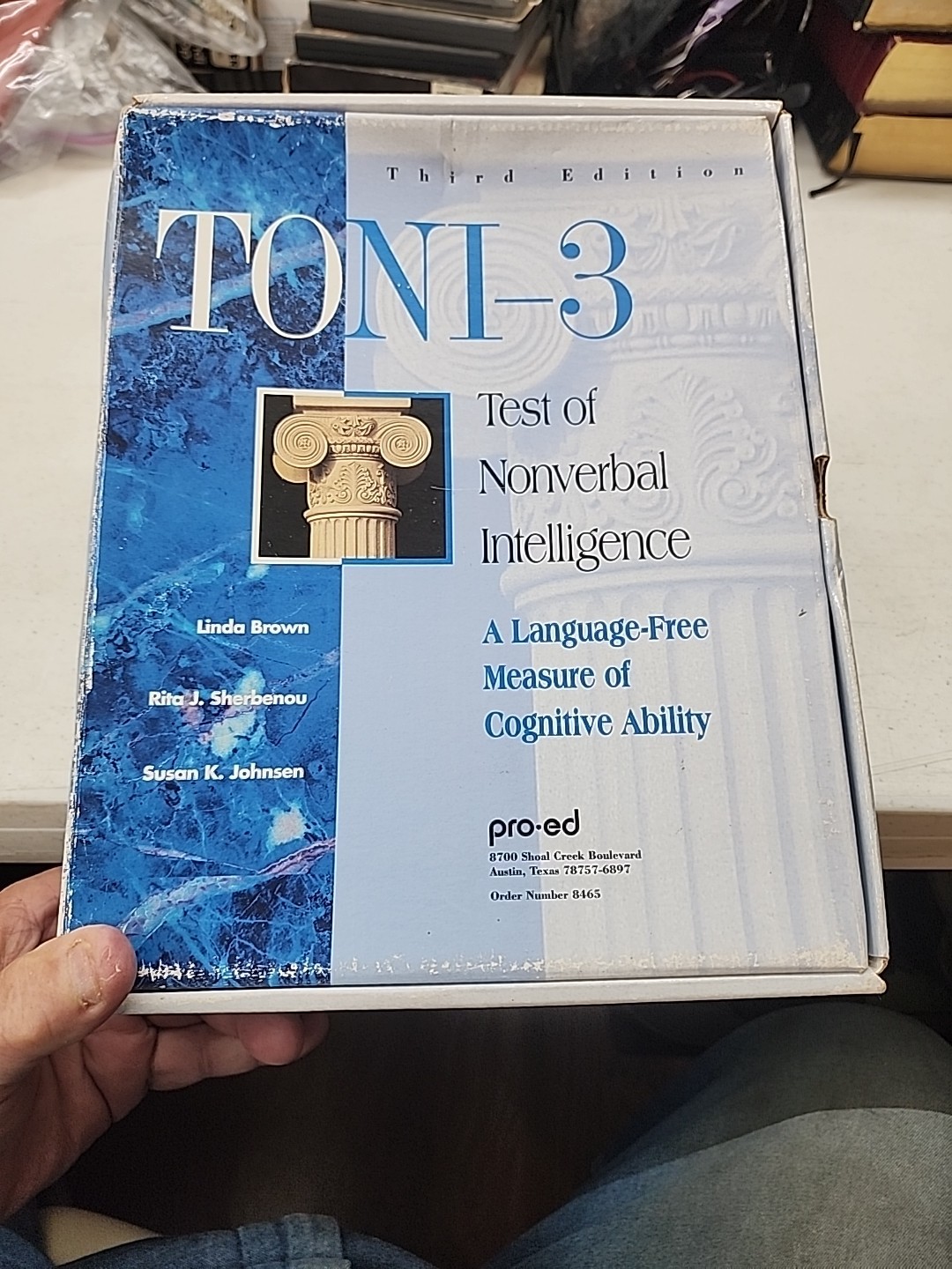 Test Of Nonverbal Intelligence 3 (TONI-3) By Pro-Ed (3rd Edition) In Box