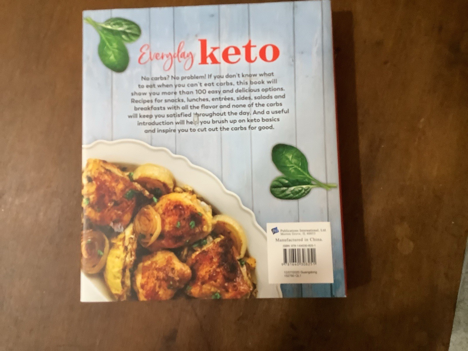 Everyday Keto Recipe Book Hardback 256 Pages