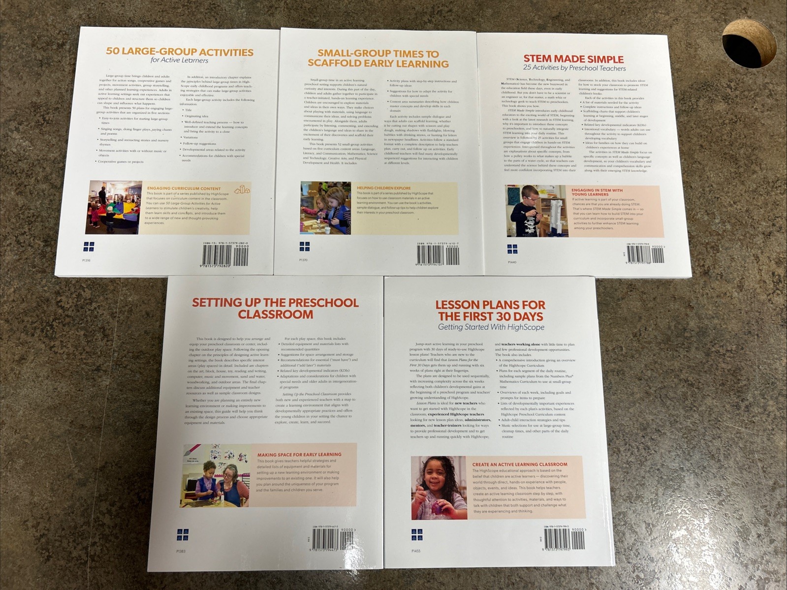 The HighScope Preschool Curriculum Box Set Product No. P4002SET