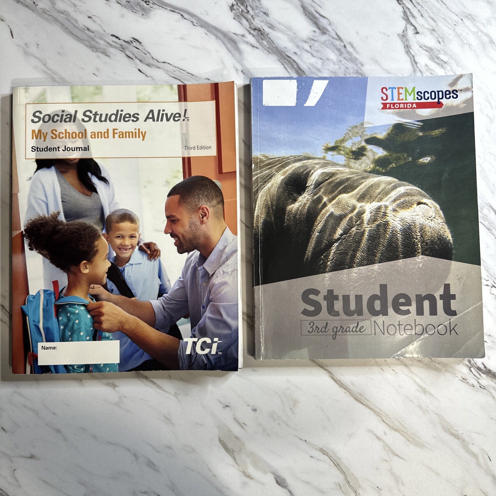 3rd Grade Student Workbooks – Social Studies & STEMscopes Florida