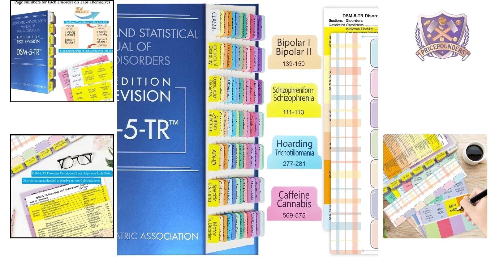 Diagnostic and Statistical Manual of Mental DSM 5 TR Only TAB Free Shipping