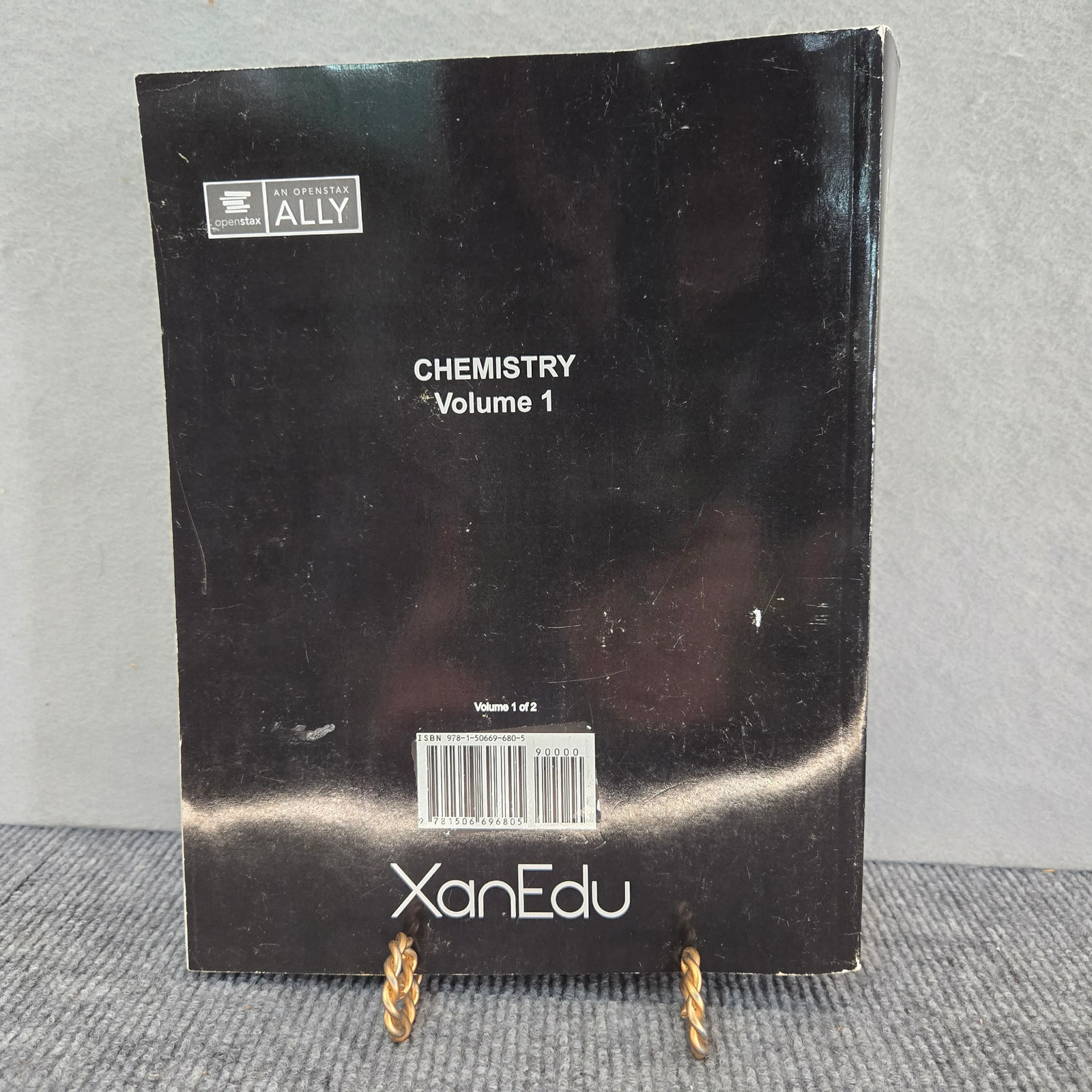OpenStax Chemistry Volume 1 XanEdu Black & White Edition Textbook